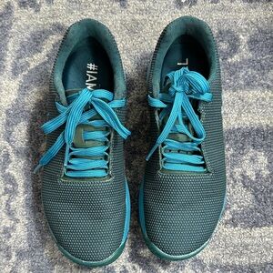 NOBULL Women’s Teal and Aqua Women's Knit Training Sneakers